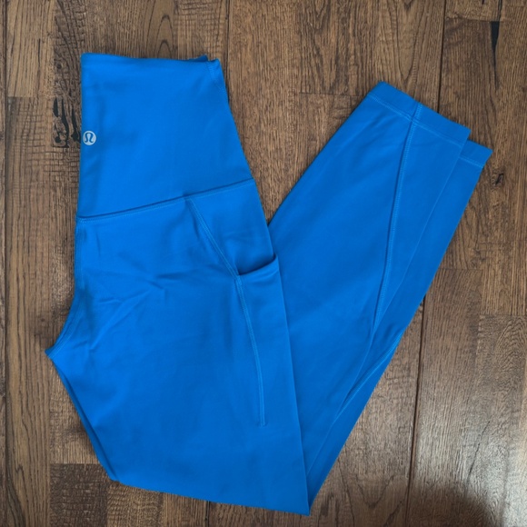 Lululemon Align High Rise Pant 25" Poolside Nulu Leggings Women's Size 4 W5DSHS - Picture 2 of 7